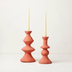 Tall Clay Taper Candle Holder Red - Opalhouse™ Designed With Jungalow™ 5 Tall Clay Taper Candle Holder Red - Opalhouse™ Designed With Jungalow™ -Homesphere Store GUEST 030eda6c 85df 45b9 bbc4 07bae42656d4