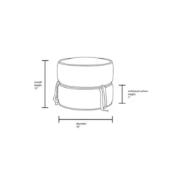 Olivia Round Pouf Rust - Opalhouse™ Designed With Jungalow™ -Homesphere Store GUEST 2dec2442 055a 49e6 a91f e3a92174e078