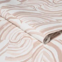 Agate Stone Peel & Stick Wallpaper Cream - Opalhouse™: Removable, Self-Adhesive, Geometric Swirl, 27.5 Sq Ft Coverage -Homesphere Store GUEST 3c2b49a6 710f 42fe 873f 9817c5974d84
