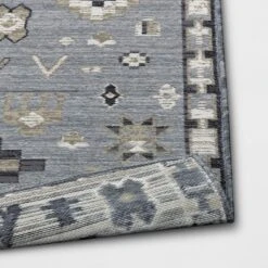 7'x10' Tapestry Rectangular Woven Outdoor Area Rug Gray - Opalhouse™ -Homesphere Store GUEST 3d63a080 35c1 4b18 87d0 49bd82241939