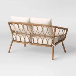 Britanna Patio Loveseat, Outdoor Furniture - Natural - Opalhouse™ -Homesphere Store GUEST 3e5f70ee 1fe6 4751 87aa 639e042763e5