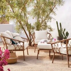 Britanna Oversized Patio Ottoman - Linen - Opalhouse™ -Homesphere Store GUEST 474ca0fe 25d2 44ca 9813 a8a367569dc0