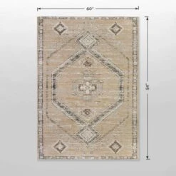 5'x7' Sunset Moroccan Tapestry Rectangular Woven Outdoor Area Rug Light Brown - Opalhouse™ -Homesphere Store GUEST 600501e1 0d8a 42f2 9afb 1f6245befe8b