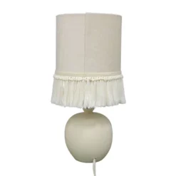 Small Table Lamp With Fringe Shade Off-White (Includes LED Light Bulb) - Opalhouse™ Designed With Jungalow™ -Homesphere Store GUEST 6a5a28fb 40e2 4ccf aad5 699d151bc234