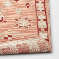 7'x10' Tapestry Rectangular Woven Outdoor Area Rug Red/Pink - Opalhouse™ -Homesphere Store GUEST 77b641b6 dcd1 40f9 b161 7be739e1e714 1