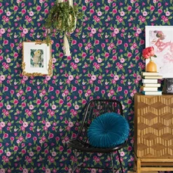 Marker Floral Coordinate Peel & Stick Wallpaper - Opalhouse™: Removable, Self-Adhesive, Bohemian Botanical Decor -Homesphere Store GUEST 88510ca5 879c 4299 a507 f3b9b00b9973