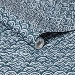 Rainbow Scallops Peel & Stick Wallpaper Blue/White - Opalhouse™: Removable, Temporary, Vinyl, Kitchen Decor -Homesphere Store GUEST 8c5b1176 50f0 42b5 bbf1 0f0112ec1444