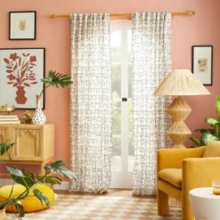 1pc Light Filtering Embroidery Bridges Window Curtain Panel White - Opalhouse™ Designed With Jungalow™ 7 1pc Light Filtering Embroidery Bridges Window Curtain Panel White - Opalhouse™ Designed With Jungalow™ -Homesphere Store GUEST cc3504b0 8e79 4236 8d8b 7dc946df2b57 1