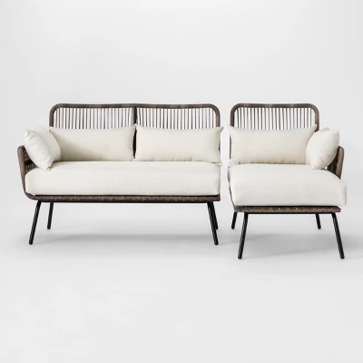 Latigo Patio Sectional Gray/Brown/Linen - Opalhouse™ 5 Latigo Patio Sectional Gray/Brown/Linen - Opalhouse™ - Image 5