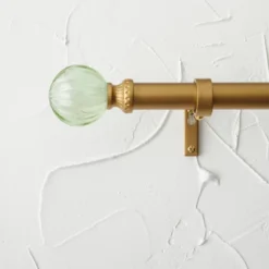 Faux Jade Ball Curtain Rod Brass - Opalhouse™ Designed With Jungalow™ -Homesphere Store GUEST d7507ef0 fa5a 4b13 920f 0c72746f2e61