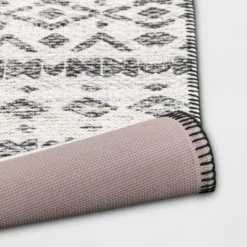 Diamond Printed Accent Aztec Rug Black - Opalhouse™ -Homesphere Store GUEST e3046680 f1c2 4786 85e6 13127e4d5137