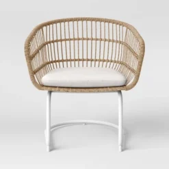 Southport 3pc Motion Patio Chat Set With Metal Legs - Natural/White - Opalhouse™ -Homesphere Store GUEST ea1d8bdf f36f 42af a1fd 69e5c21c1649