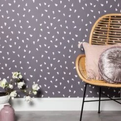 Scattered Seeds Peel & Stick Wallpaper Gray/White - Opalhouse™