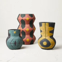 Small Geo Pattern Vase Yellow - Opalhouse™ Designed With Jungalow™ -Homesphere Store GUEST ffdfb76e 4af7 4a2f bf54 eb82c22ddd07